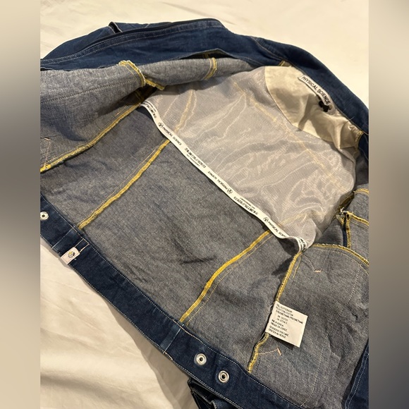 Physical Science Korea Jean Motorcycle Jacket Denim - Picture 6 of 10